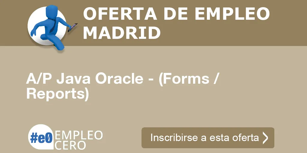 A/P Java Oracle - (Forms / Reports)