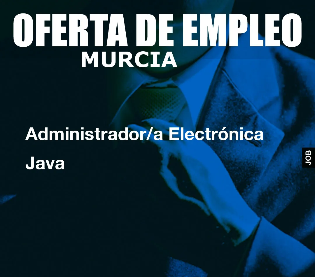 Administrador/a Electrónica Java