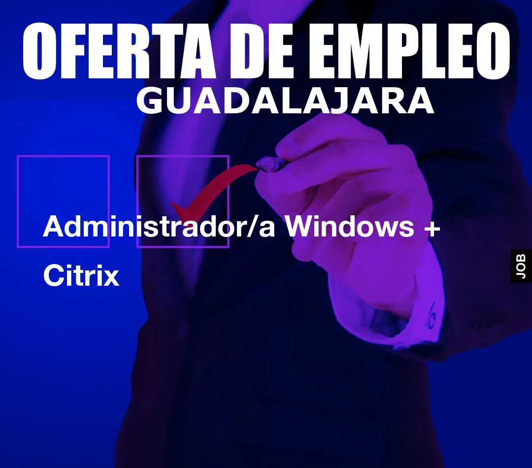 Administrador/a Windows + Citrix