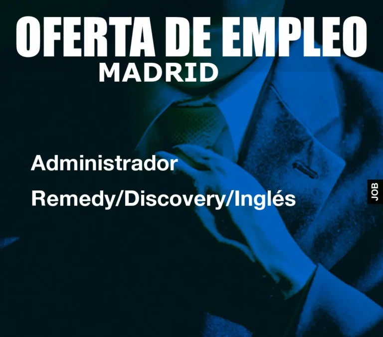 Administrador Remedy/Discovery/InglÃ©s