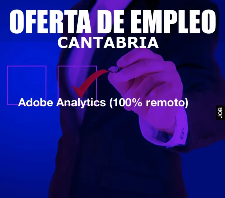 Adobe Analytics (100% remoto)
