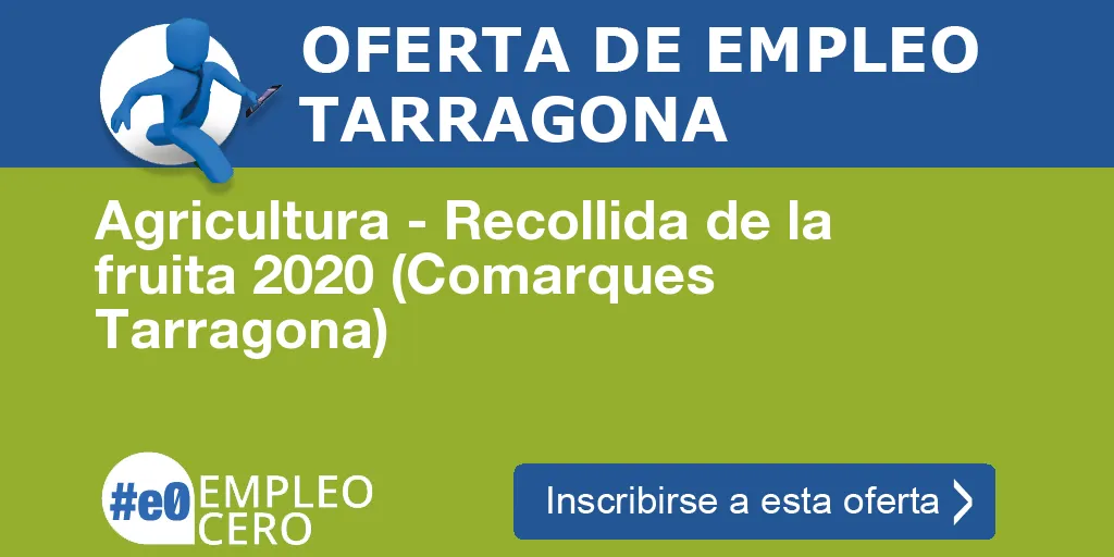 Agricultura - Recollida de la fruita 2020 (Comarques Tarragona)