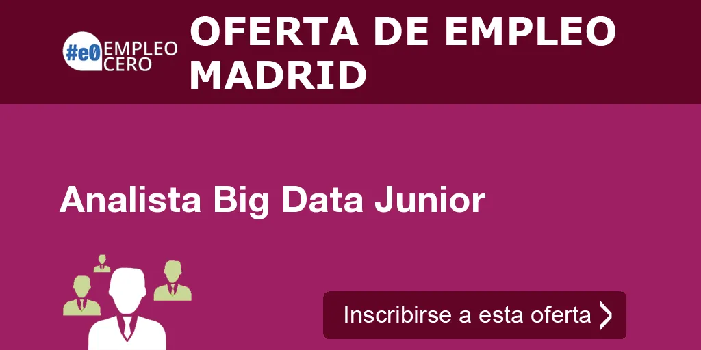 Analista Big Data Junior