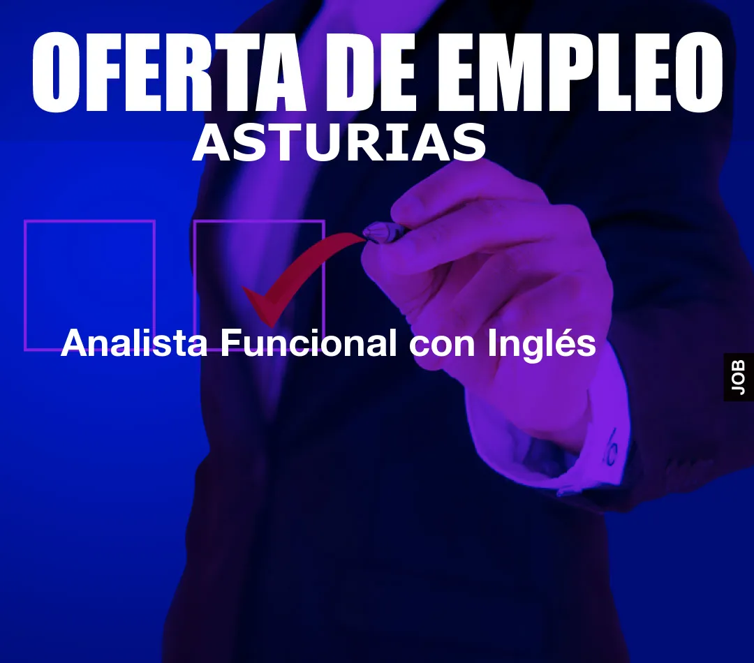 Analista Funcional con Inglés