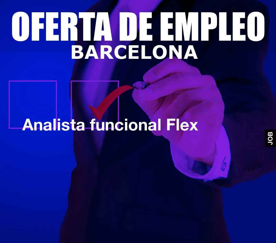 Analista funcional Flex