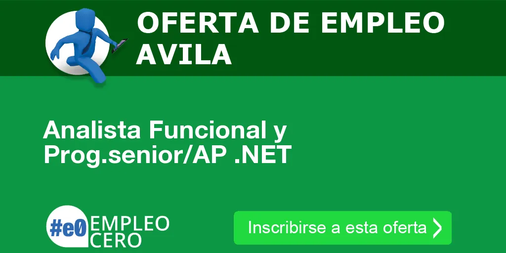 Analista Funcional y Prog.senior/AP .NET