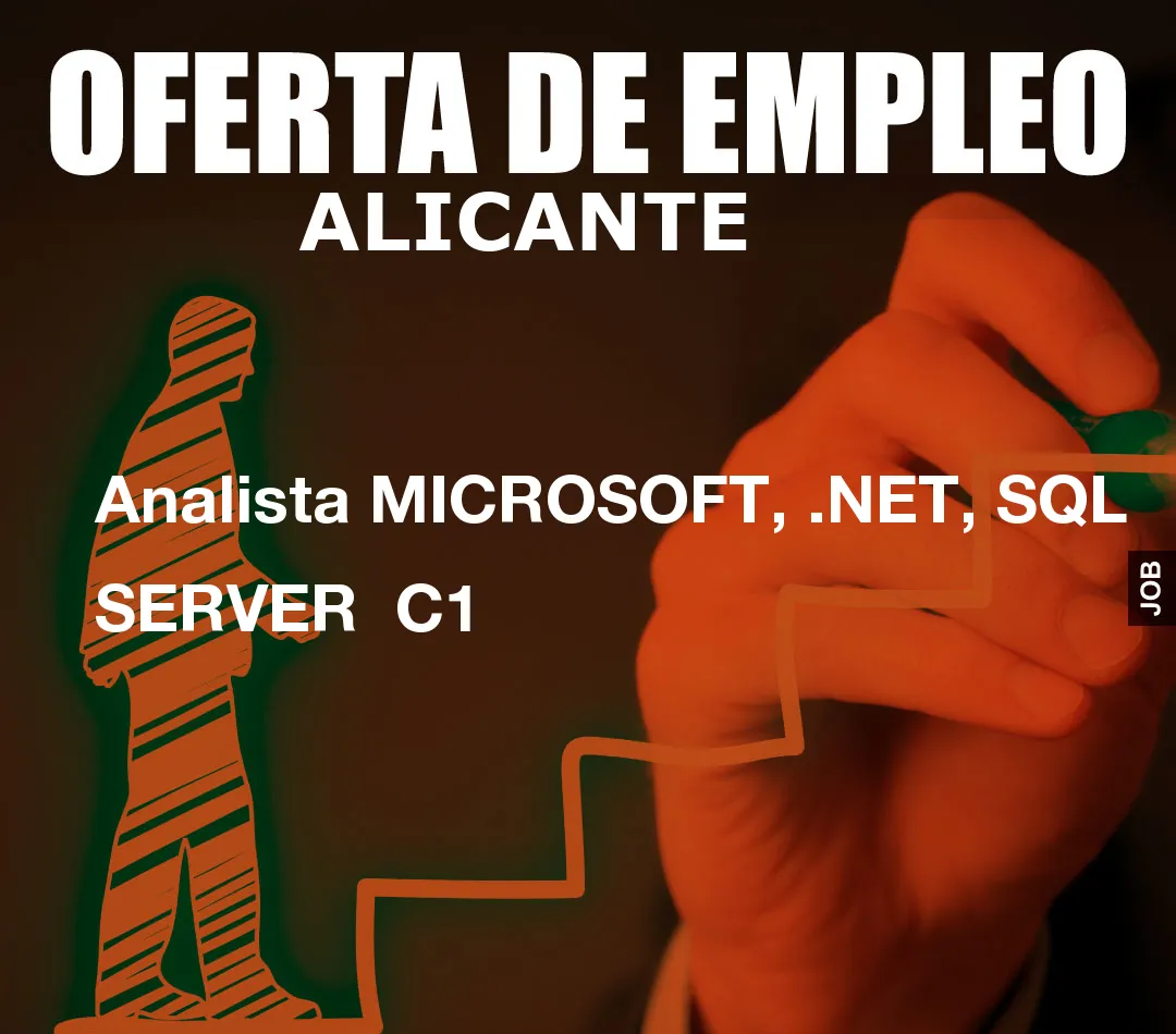 Analista MICROSOFT, .NET, SQL SERVER  C1