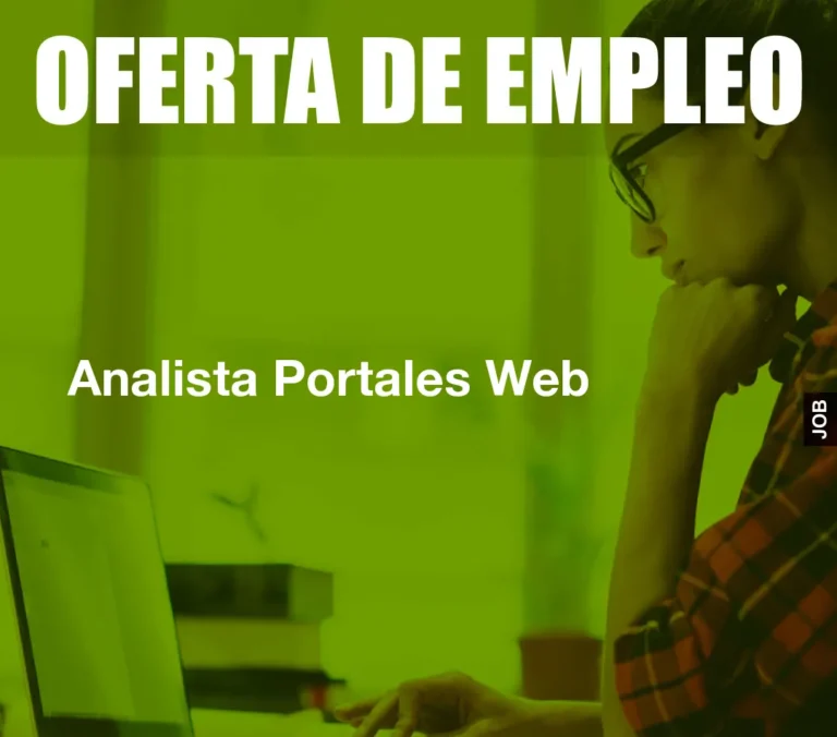 Analista Portales Web