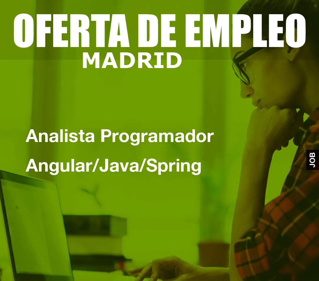 Analista Programador Angular/Java/Spring