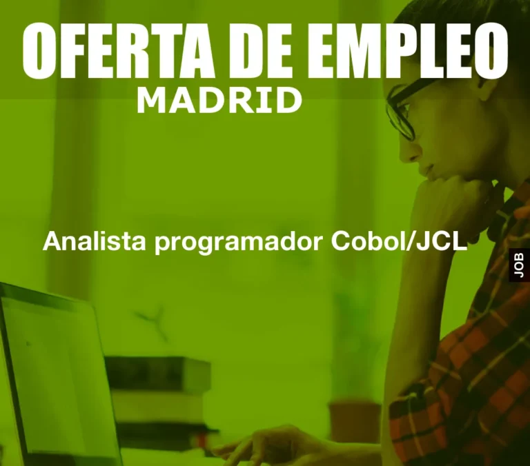 Analista programador Cobol/JCL