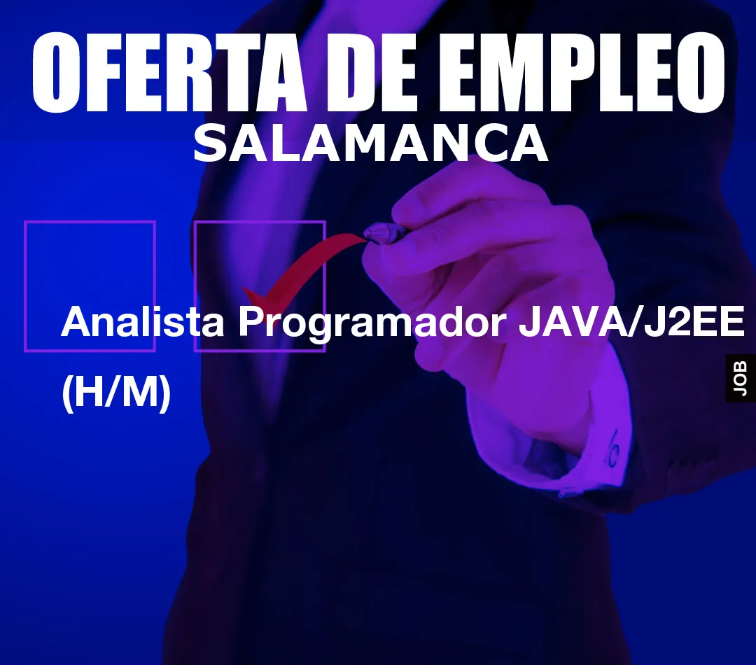 Analista Programador JAVA/J2EE (H/M)