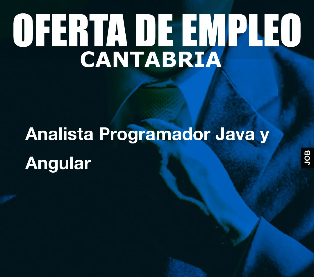 Analista Programador Java y Angular