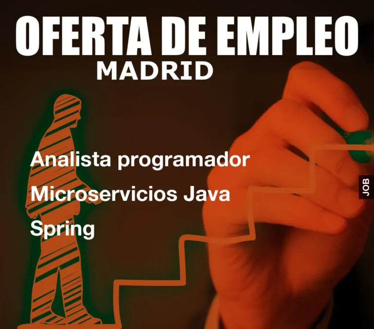 Analista programador Microservicios Java Spring
