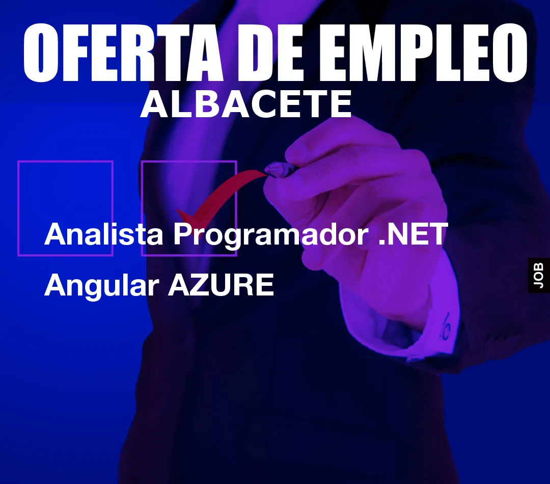 Analista Programador .NET Angular AZURE