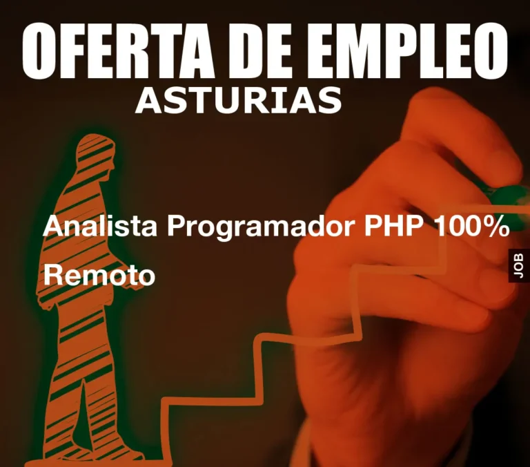 Analista Programador PHP 100% Remoto