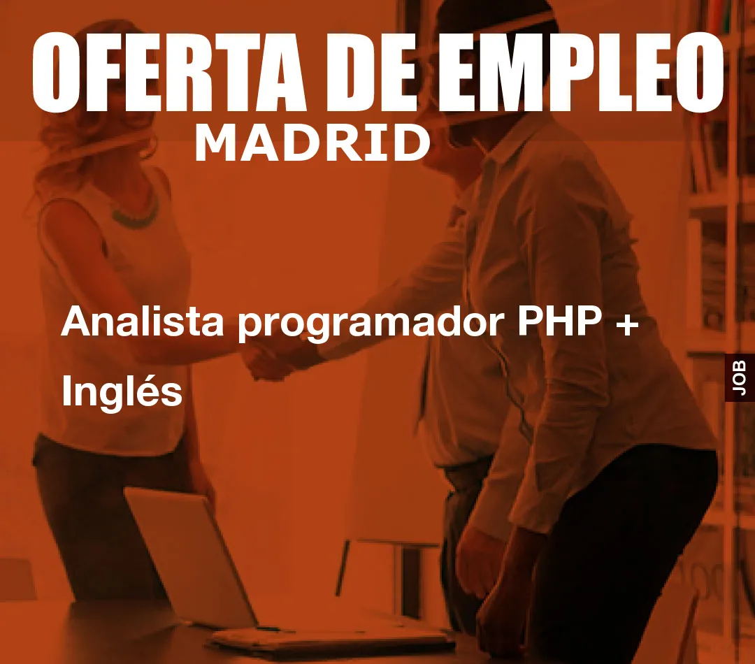 Analista programador PHP + Inglés