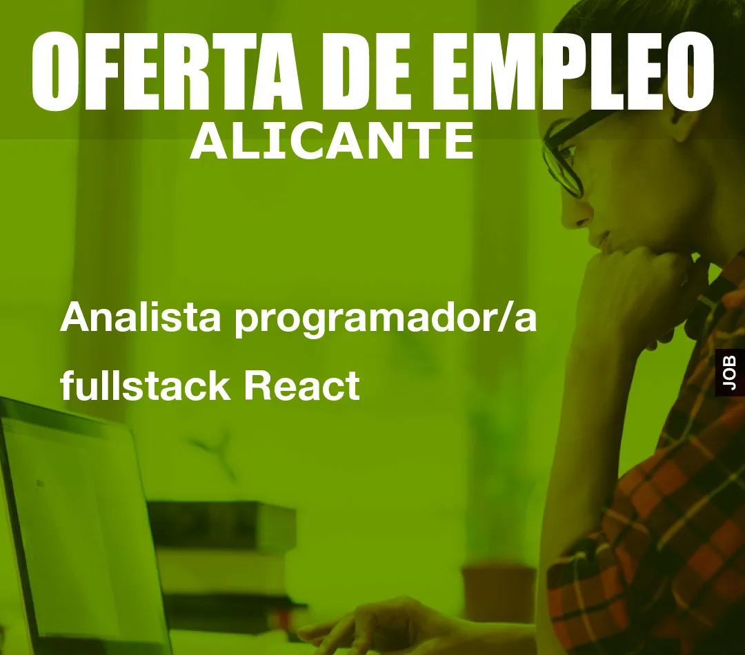 Analista programador/a fullstack React