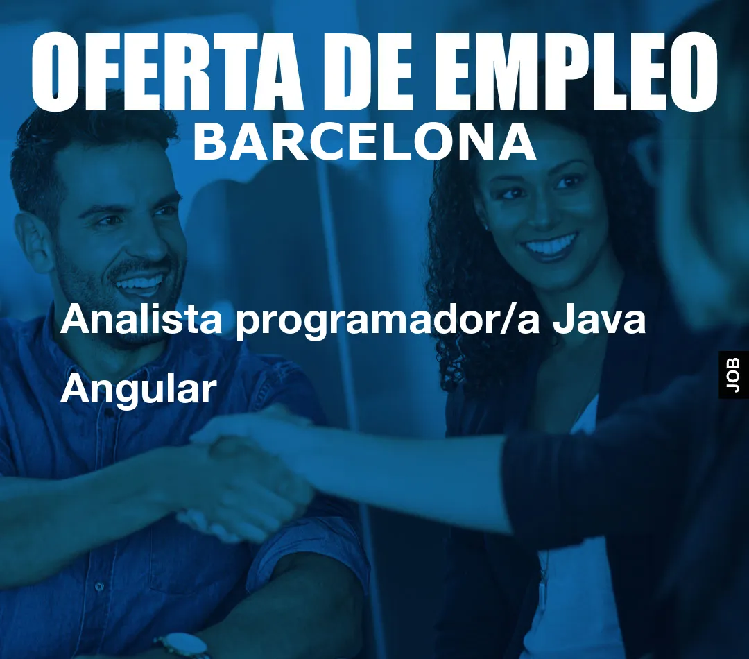 Analista programador/a Java Angular