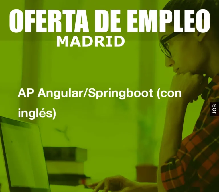 AP Angular/Springboot (con inglés)