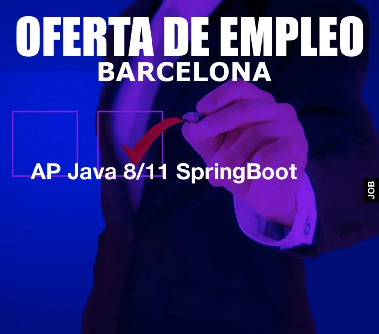 AP Java 8/11 SpringBoot