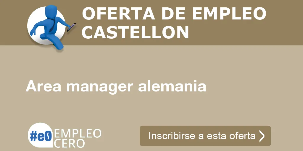 Area manager alemania