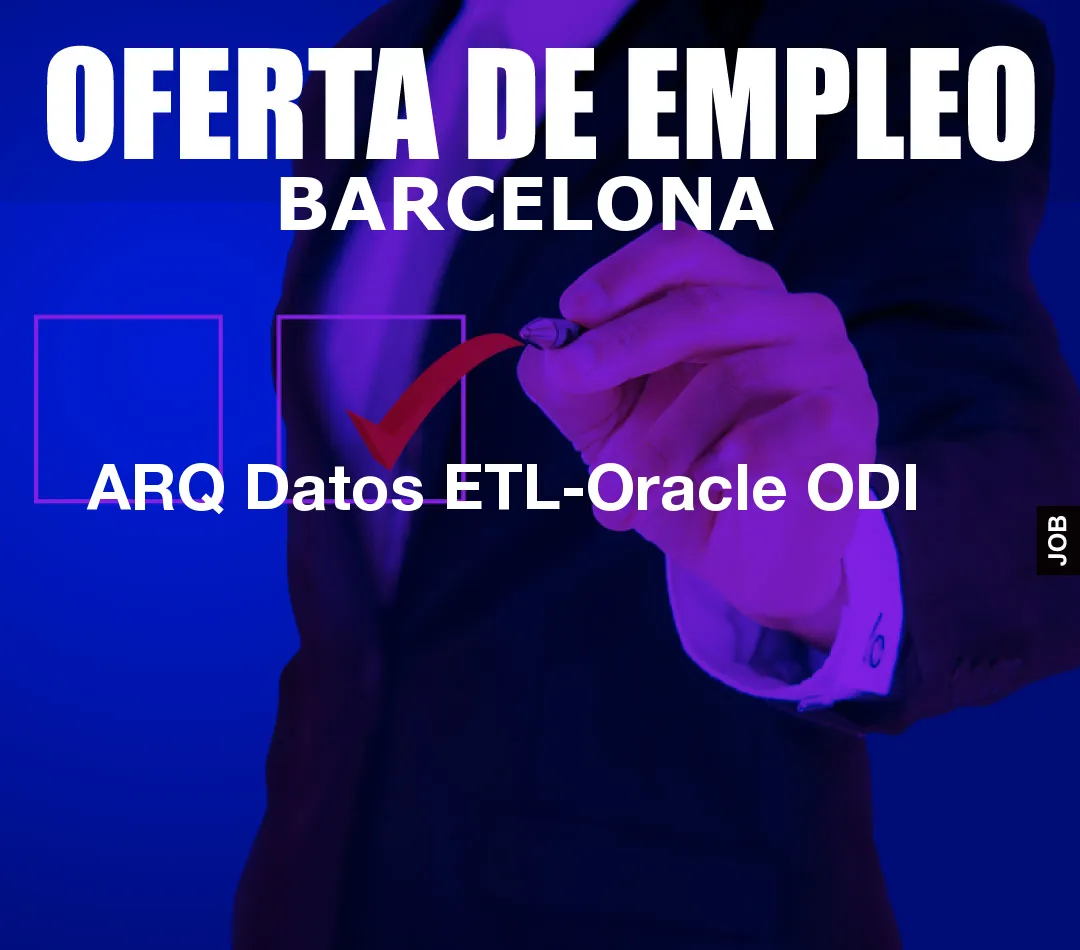 ARQ Datos ETL-Oracle ODI