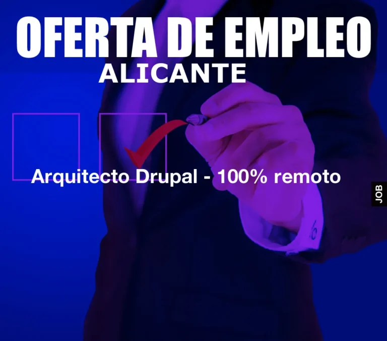 Arquitecto Drupal – 100% remoto
