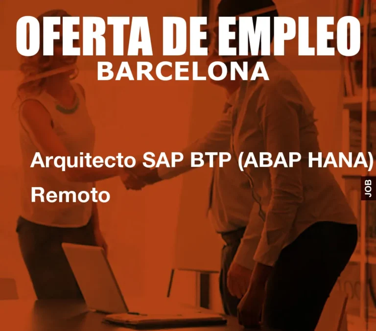 Arquitecto SAP BTP (ABAP HANA) Remoto