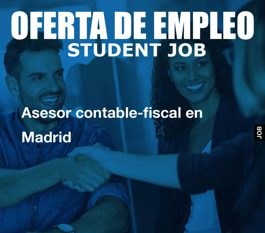 Asesor contable-fiscal en Madrid
