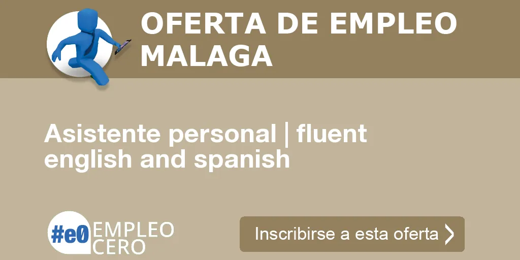 Asistente personal | fluent english and spanish