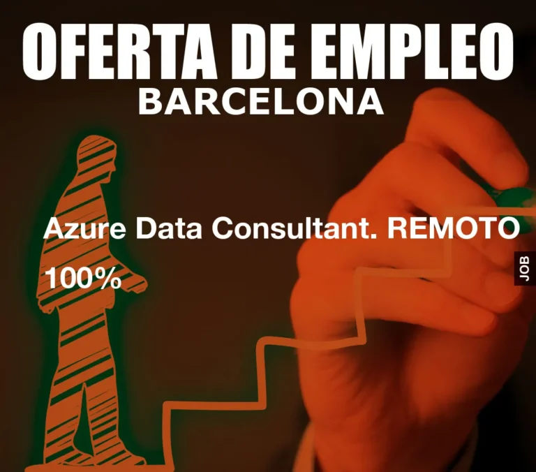 Azure Data Consultant. REMOTO 100%