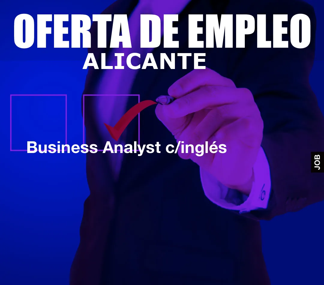 Business Analyst c/inglés