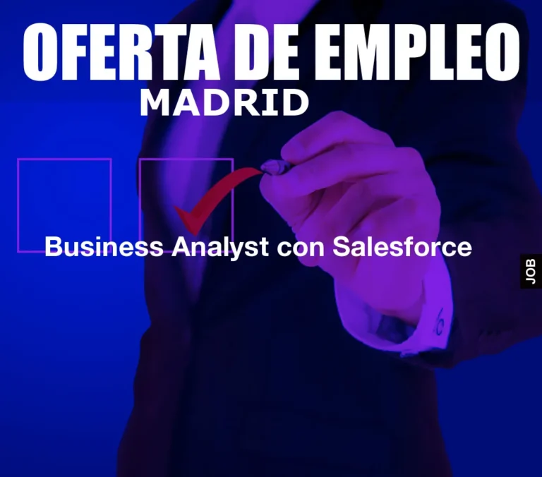 Business Analyst con Salesforce