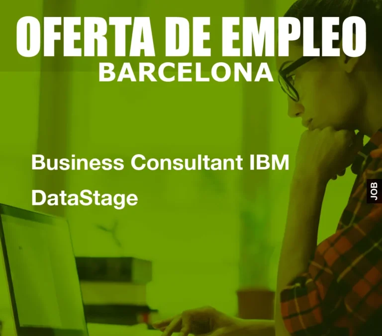Business Consultant IBM DataStage