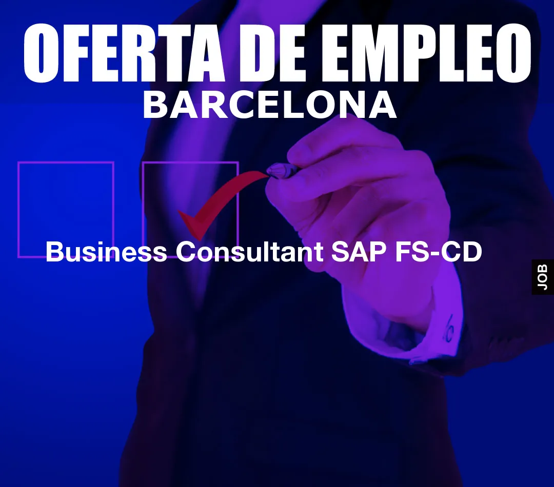 Business Consultant SAP FS-CD