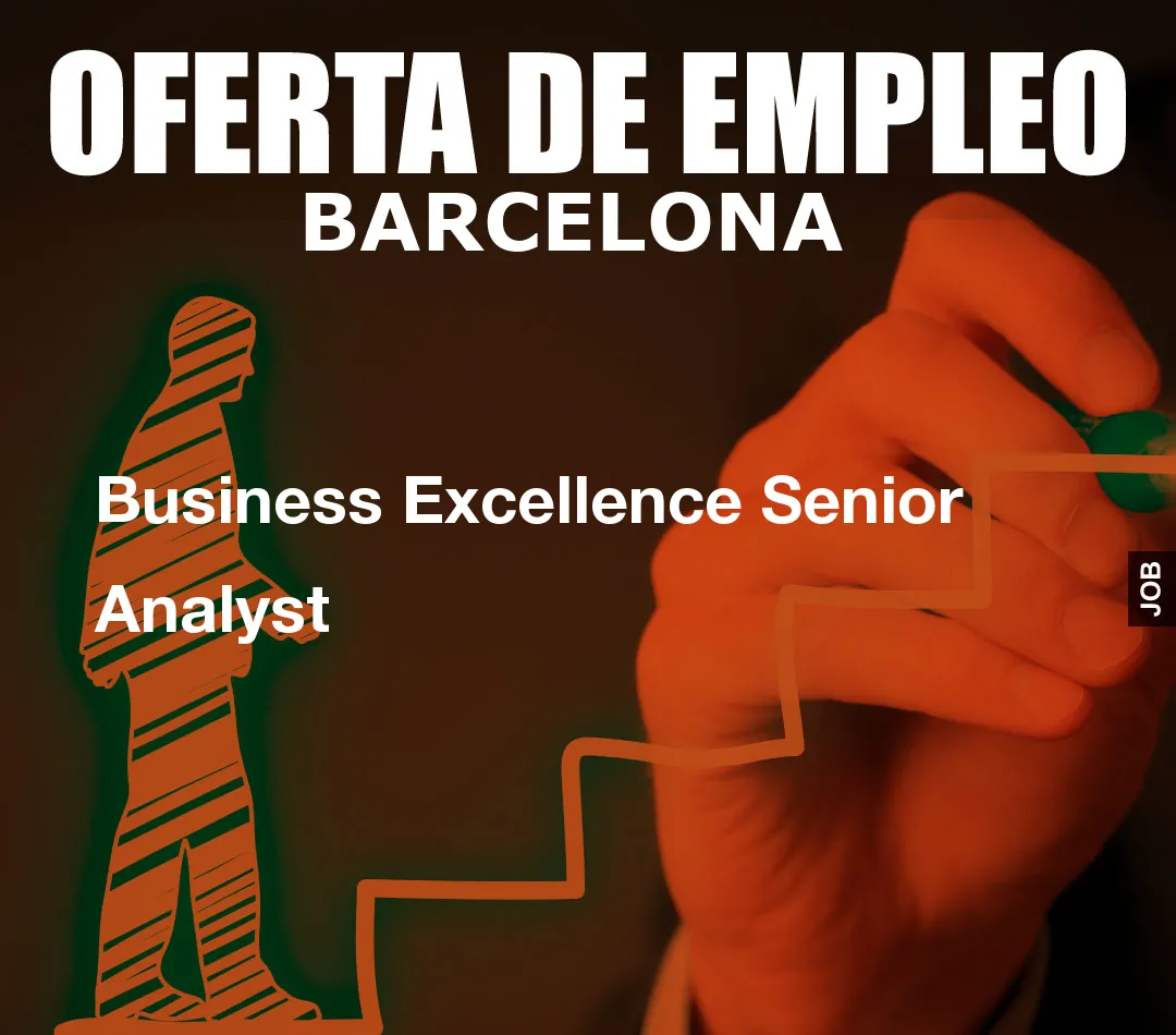 Business Excellence Senior Analyst