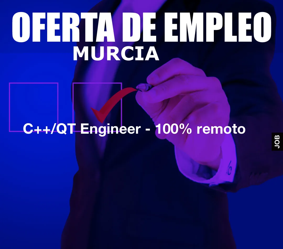 C++/QT Engineer - 100% remoto