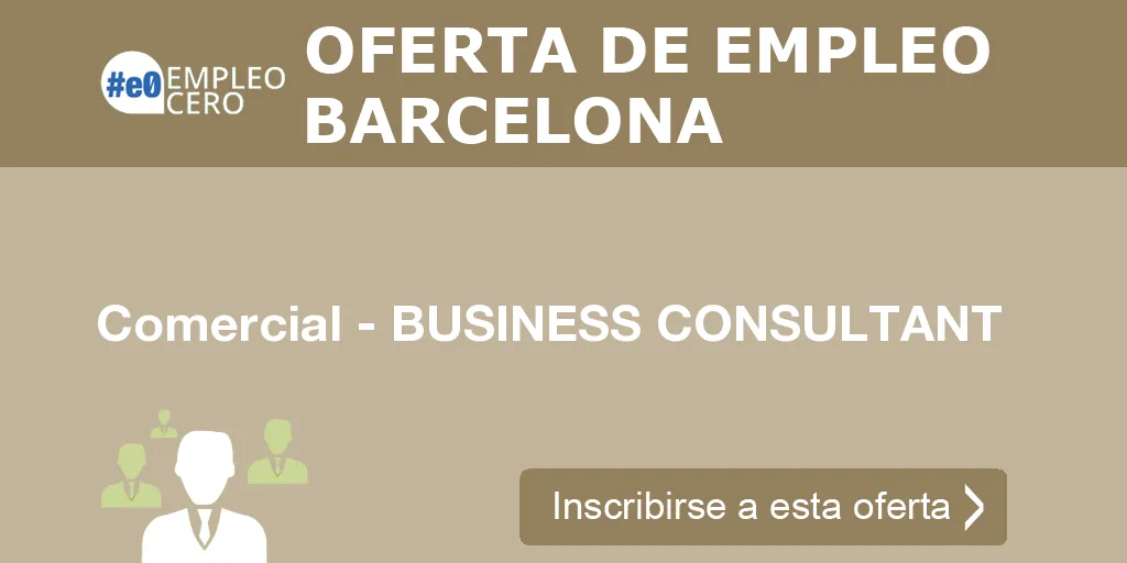 Comercial - BUSINESS CONSULTANT