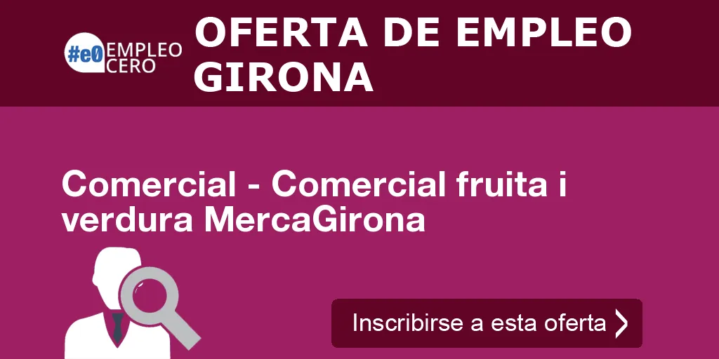Comercial - Comercial fruita i verdura MercaGirona