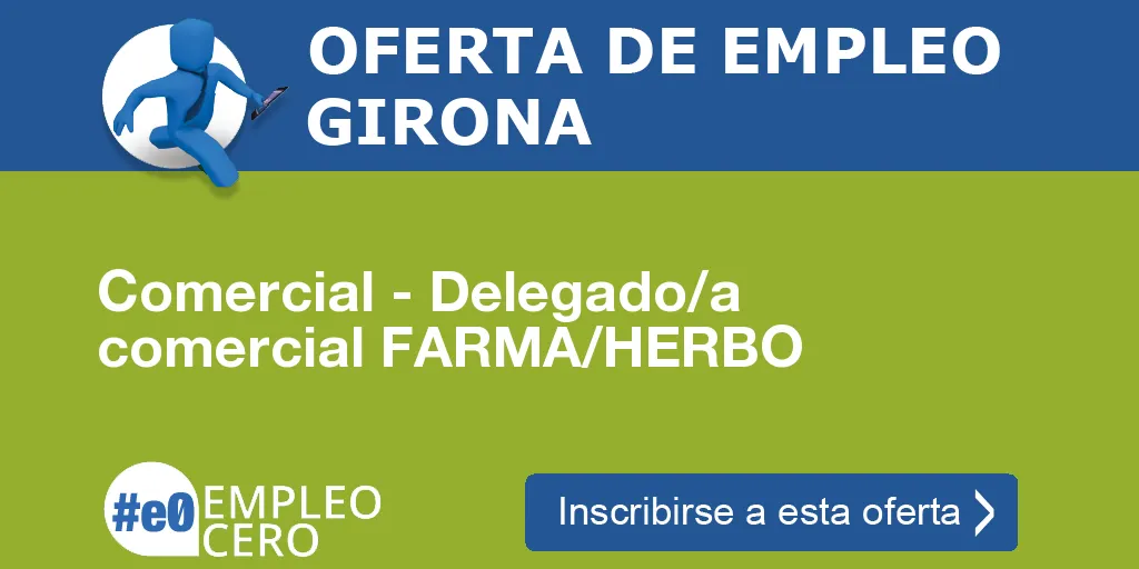 Comercial - Delegado/a comercial FARMA/HERBO