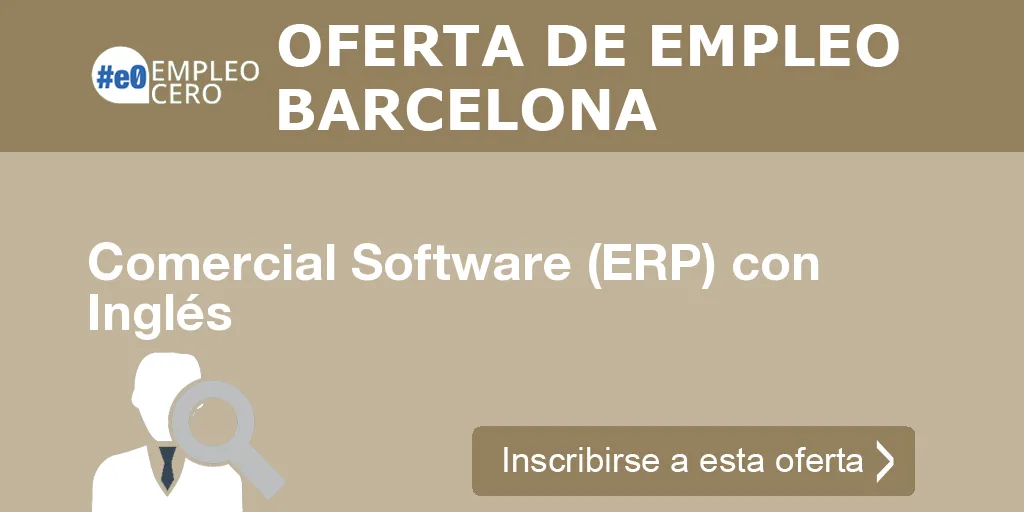 Comercial Software (ERP) con Inglés
