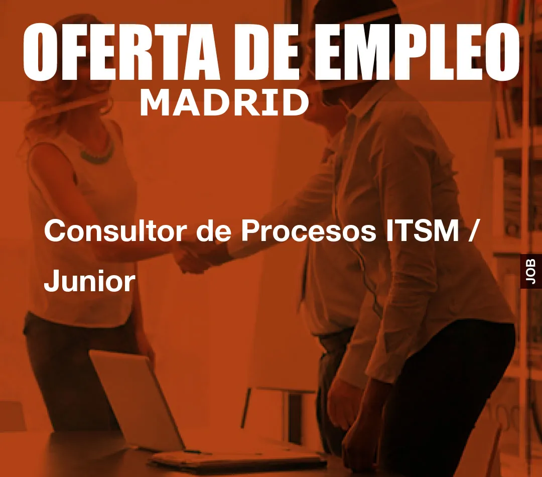 Consultor de Procesos ITSM / Junior