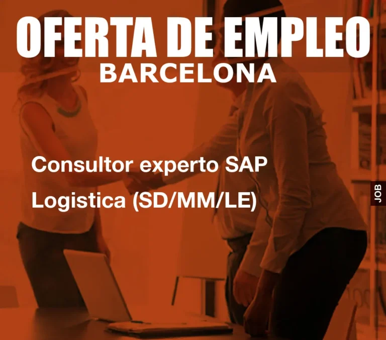 Consultor experto SAP Logistica (SD/MM/LE)
