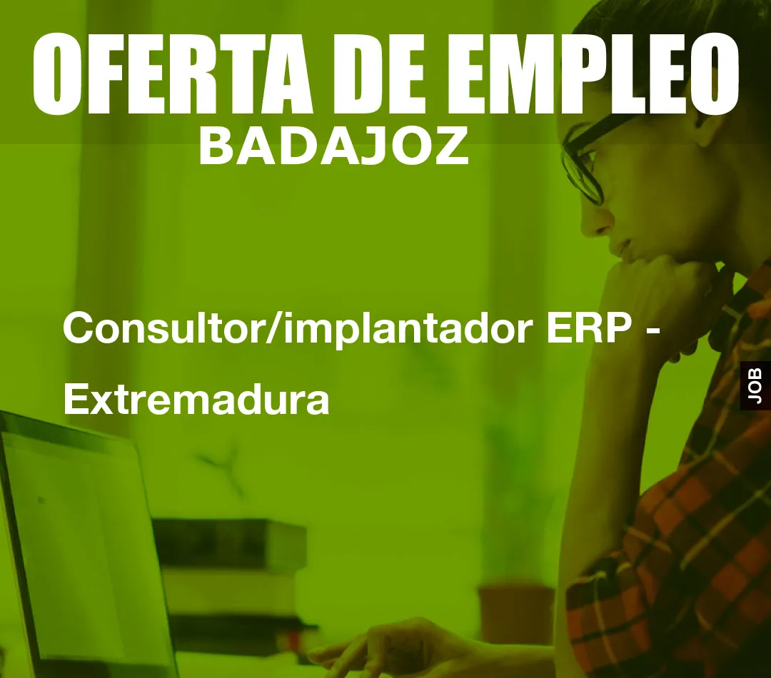 Consultor/implantador ERP - Extremadura