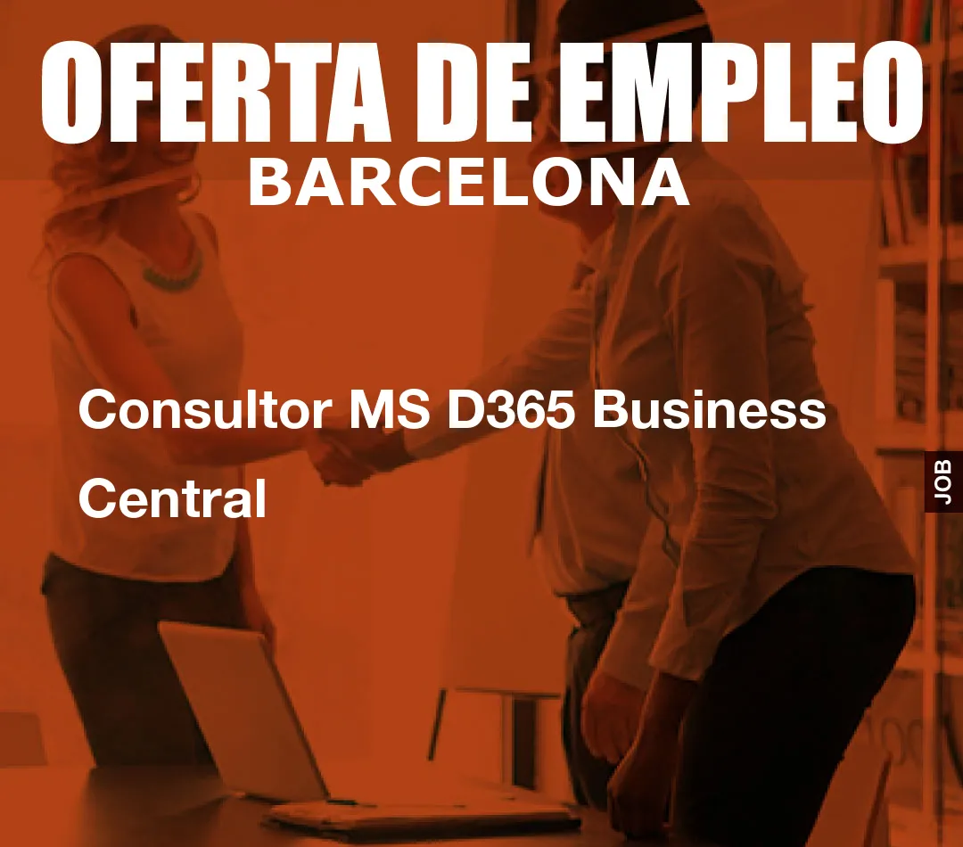 Consultor MS D365 Business Central