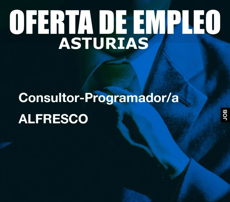 Consultor-Programador/a ALFRESCO