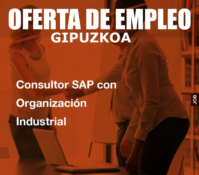 Consultor SAP con Organización Industrial