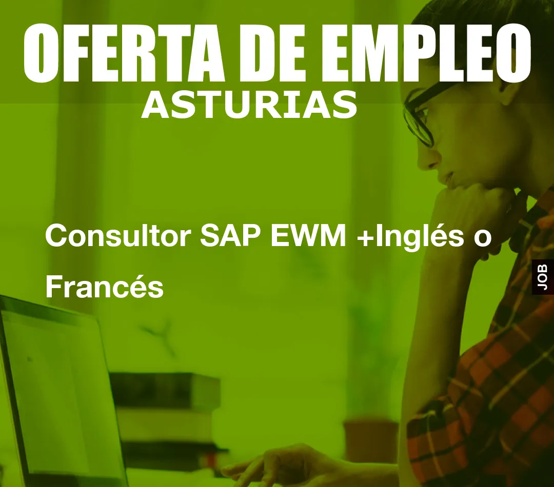 Consultor SAP EWM +Inglés o Francés