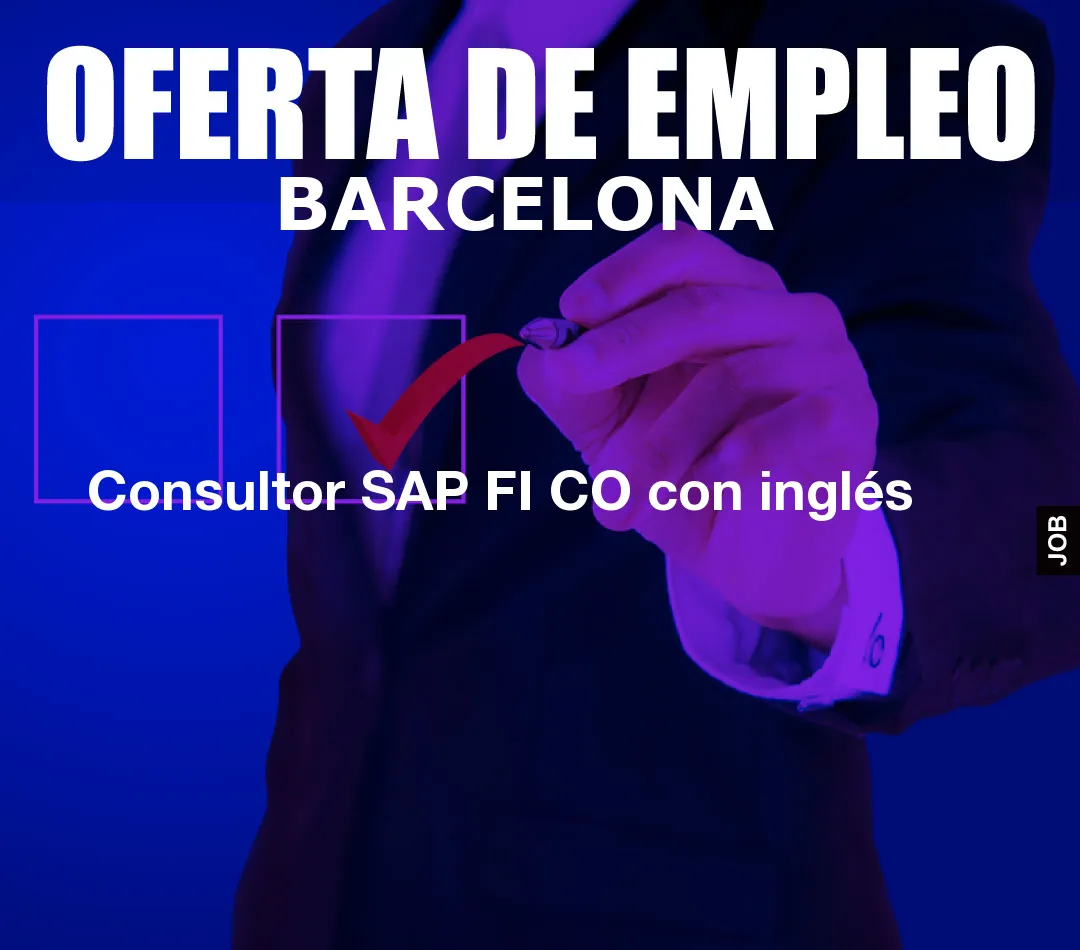 Consultor SAP FI CO con inglés