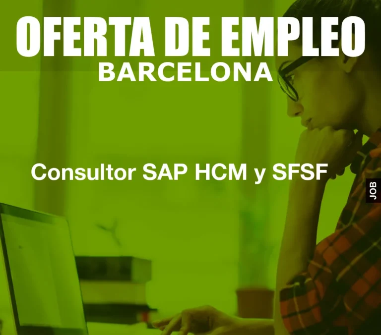 Consultor SAP HCM y SFSF
